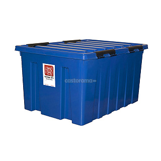 Ящик с крышкой Roxbox 57 х 41 х 74 см, 120 л, синий