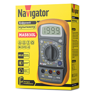 Мультиметр NAVIGATOR 6LR61 цифровой 7 функций индикатр