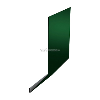 Планка карнизная, 200 х 8 см, зеленая