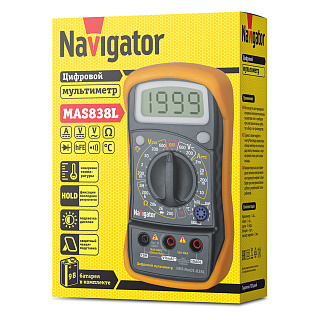 Мультиметр NAVIGATOR 6LR61 цифровой 8 функций индикатр