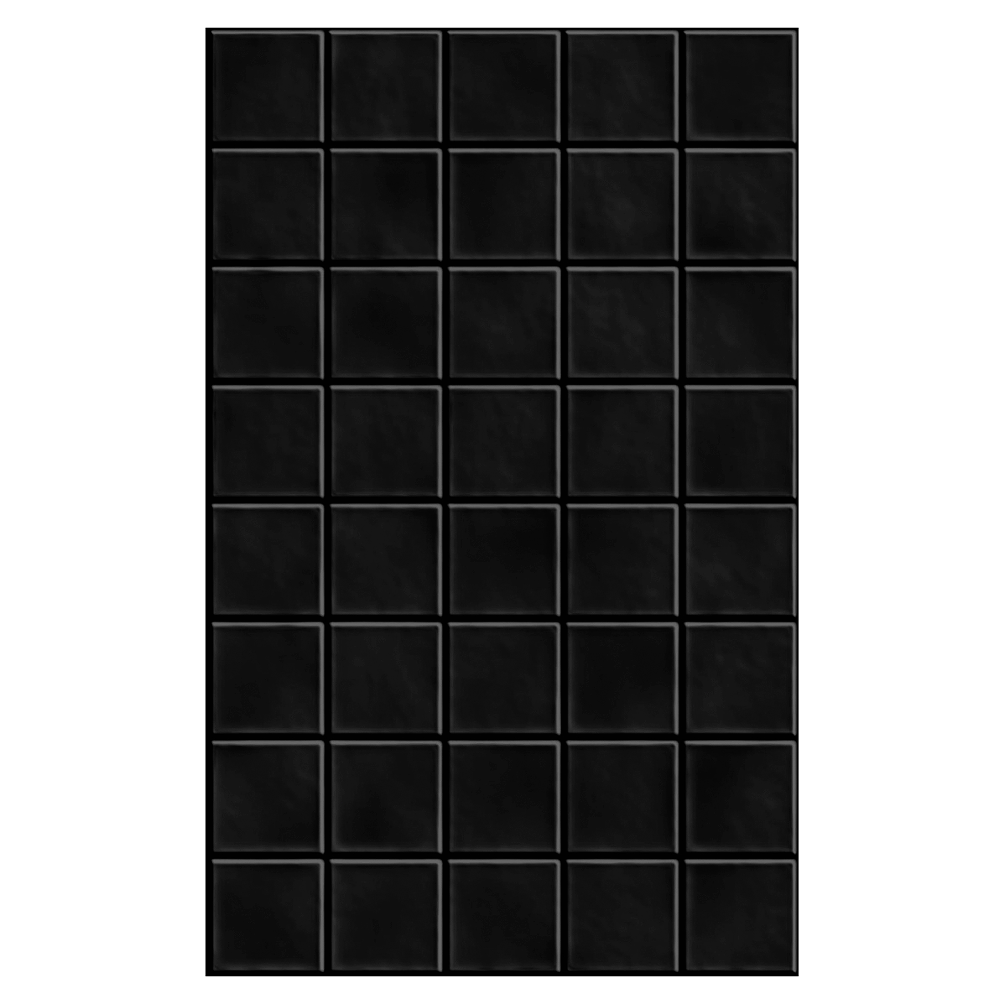 Настенная плитка Unitile Чарли, 25 х 40 см, черная купите по низкой .