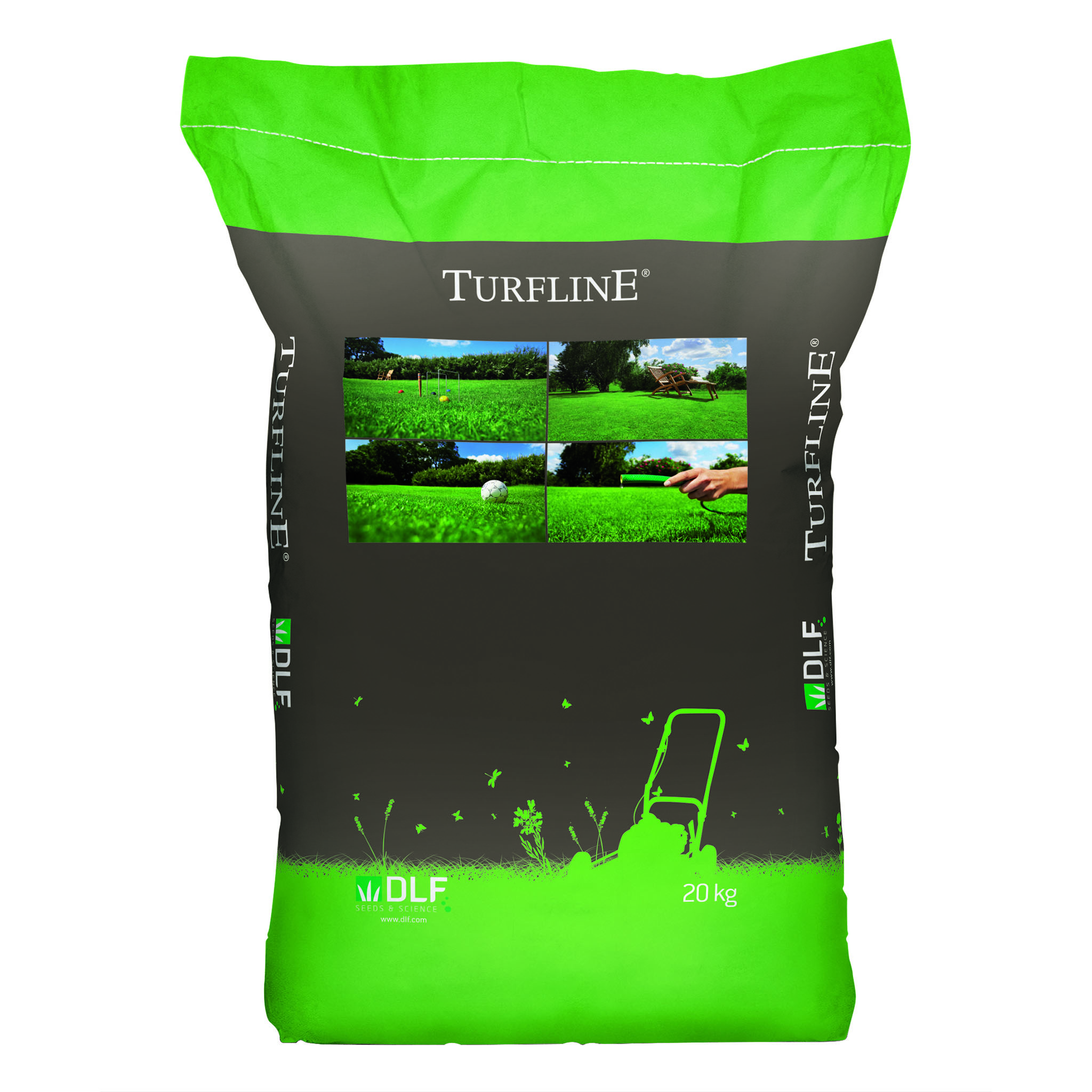 Газонные семена в спб. Газон Turfline 20 кг.. Turfline Sport газон семена. Семена газонной травы DLF Turfline. Семена газона 20кг Turfline.