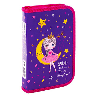 Пенал для девочек Basic Moon Princess, 19 х 11 см