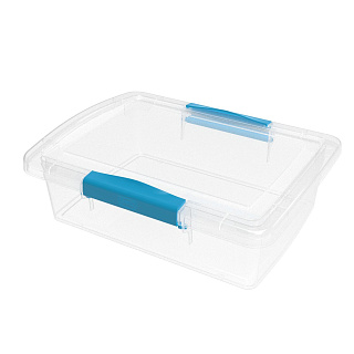 Ящик для хранения Branq, 21,5 х 16 х 6,5 см, 1,25 л, синий