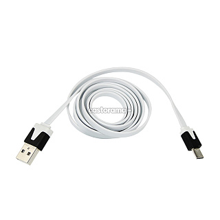 Кабель USB/microUSB 1 м, белый