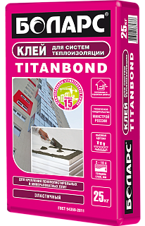 Клей для изоляционных материалов Боларс Titanbond, 25 кг