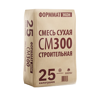 Монтажно-кладочная смесь Форммат Экон СМ300, 25 кг