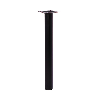 Ножка мебельная для стола Larvij, 30 х 300 мм, черная