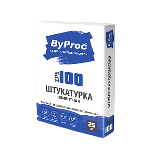 Штукатурка ByPro ZPS-100, 25 кг