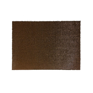 Грязеулавливающий коврик Травка, 60 х 90 см, темно-коричневый