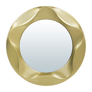 Зеркало QWERTY Гавр, D250 мм, серебро, пластик/стекло
