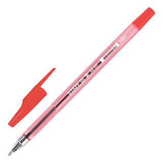 Ручка шариковая STAFF AA-927, красная, 0,7 мм