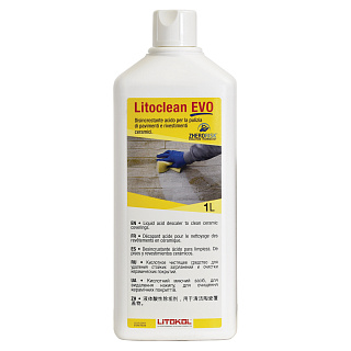 Очиститель цементных остатков LITOKOL Litoclean Evo, 1 л
