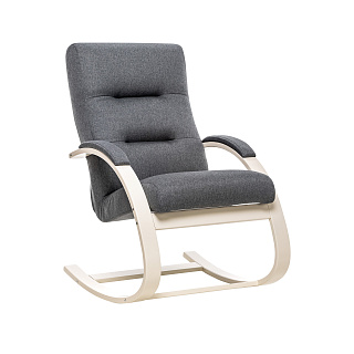 Кресло-качалка Leset Милано, пенополиуретан, 68,5 х 80 х 100 см, серое