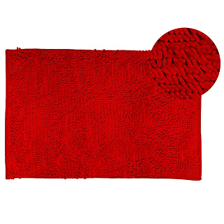 Коврик для ванной Аквалиния, 50 х 80 см, красный