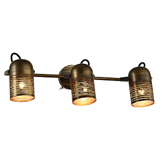 Поворотный светильник Rivoli Lamia 7062-703 3 х Е27 х 40 Вт, коричневый