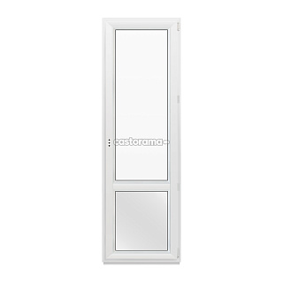 Дверь балконная ПВХ 70 мм поворотная левая 214 х 68 см