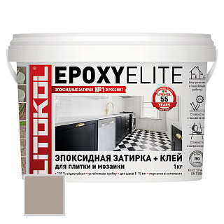 Затирка эпоксидная LITOKOL EpoxyElite E.04 платина, 1 кг