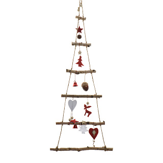 Новогодняя композиция Рождественское дерево с украшениями, 100 см