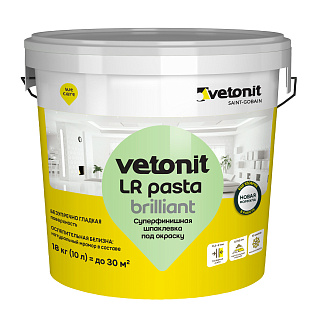 Шпаклевка Vetonit LR pasta brilliant, 18 кг