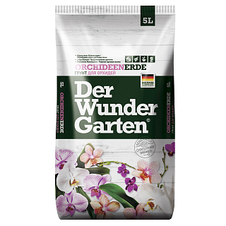 Почвогрунт для орхидей Der wunder garten 5 л