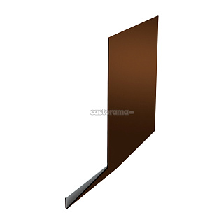 Планка карнизная, 200 х 8 см, коричневая
