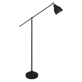 Торшер Arte Lamp Braccio 1 x E27 x 60 Вт, черный