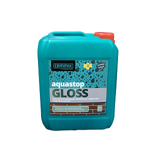 Пропитка влагозащитная с эффектом глянца Cemmix AquaStop Gloss, 5 л