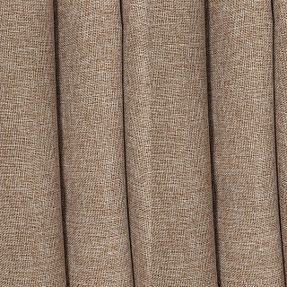 Ткань на отрез ТД Текстиль лен блэкаут рогожка 280 см, светло-коричневая