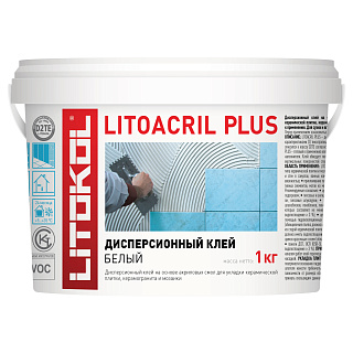 Клей для плитки готовый LITOKOL LITOACRIL PLUS, 1 кг