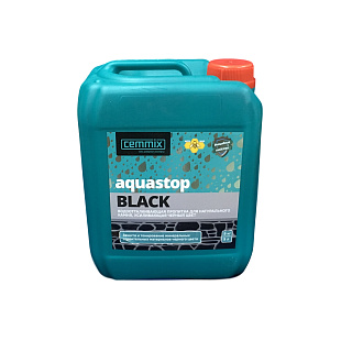 Пропитка влагозащитная для черного камня Cemmix AquaStop Black, 5 л