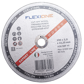 Круг отрезной по металлу Flexione 230 х 2 х 22 мм