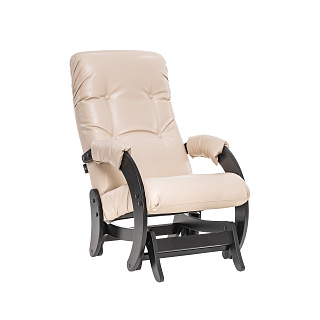 Кресло-качалка Модель 68, пенополиуретан, 60 х 89 х 96 см, венге/бежевое