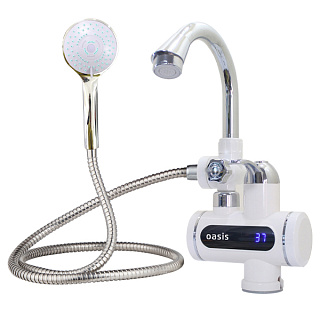 Проточный водонагреватель Oasis EP-3, душ + кран, 3,3 кВт