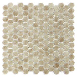 Мозаика Natural STP-BG011-HEX, 29 х 29 х 0,45 см, бежевая