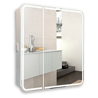 Шкаф зеркальный для ванной Silver Mirrors Alliance, 80,5 х 80 см