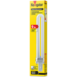 Энергосберегающая лампа Navigator 94071 1 х G23 х 9 Вт холодный свет