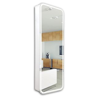 Шкаф зеркальный для ванной Silver Mirrors Понтианак, 45 х 135 см