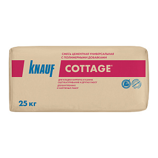 Смесь цементная универсальная Knauf Cottage, 25 кг