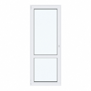 Дверь балконная ПВХ правая 850 х 2200 мм, белая