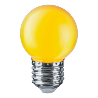Светодиодная лампа Navigator 1 х Е27 х 1 Вт, желтый свет
