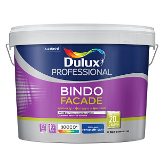 Краска фасадная Dulux Bindo Facade прозрачная, 9 л
