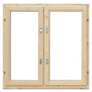 Окно деревянное поворотное правое/левое 100 х 120 см без стекла