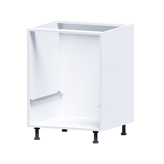 Каркас напольного шкафа для духовки 82 x 60 x 53 см, белый