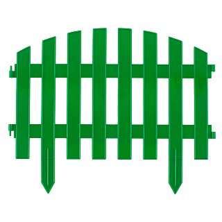 Заборчик Palisad Винтаж, полипропилен, 28 х 300 см, зеленый
