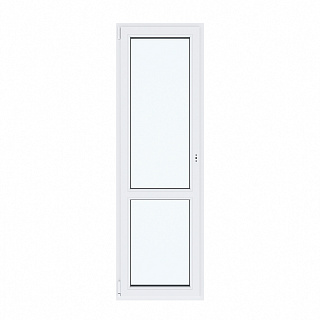 Дверь балконная ПВХ правая 680 х 2140 мм, белая