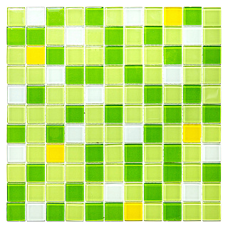 Мозаика Natural CPM-08, 30 х 30 х 0,4 см, желто-зеленая