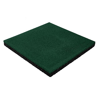 Плитка тротуарная резиновая Vitolit 500 х 500 х 30 мм, пуансон, зеленая