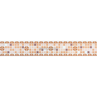 Панель ПВХ Регул Декопан Фриз Коричневый микс, коричневая, 957 х 146 х 0,4 мм