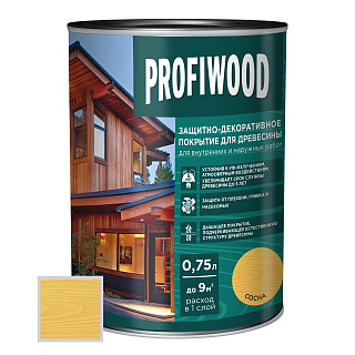 Защитно-декоративное покрытие для древесины PROFIWOOD сосна 0.7 кг